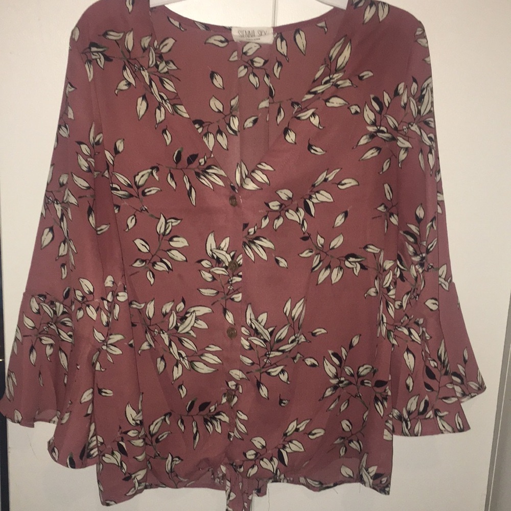Dusty Pink Sienna Sky Blouse